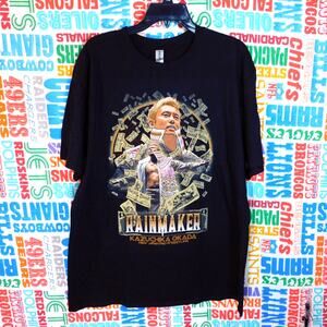 Kazuchika Okada Rainmaker NJPW Wrestling Graphic T Shirt Size XL Black